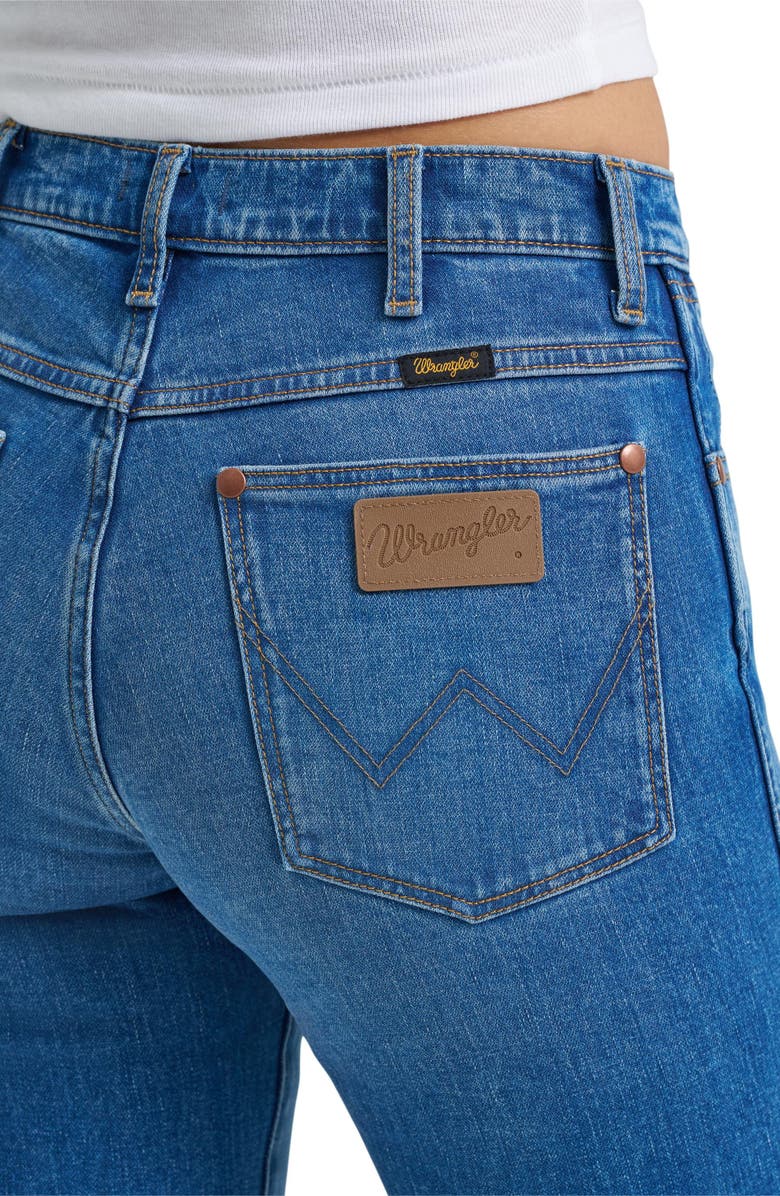 Wrangler Wrancher Mid Rise Bootcut Jeans, Alternate, color, 