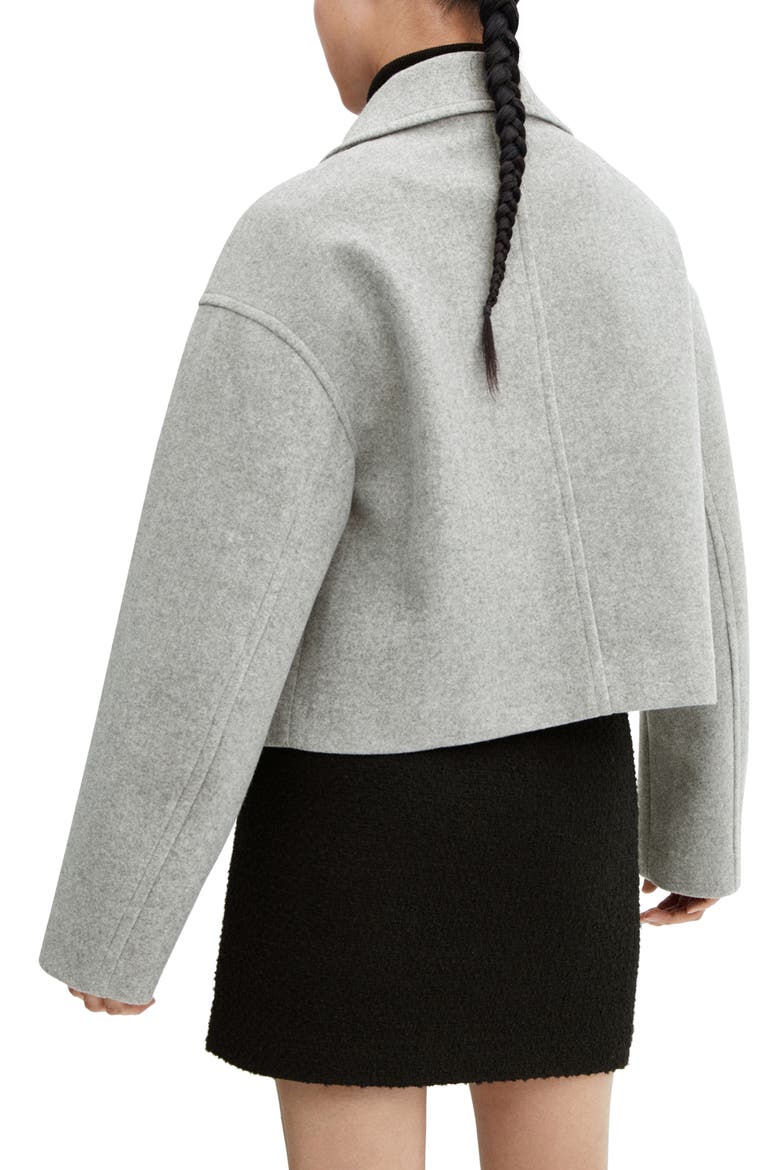 Oversize Boxy Crop Jacket, Alternate, color, MEDIUM HEATHER GREY