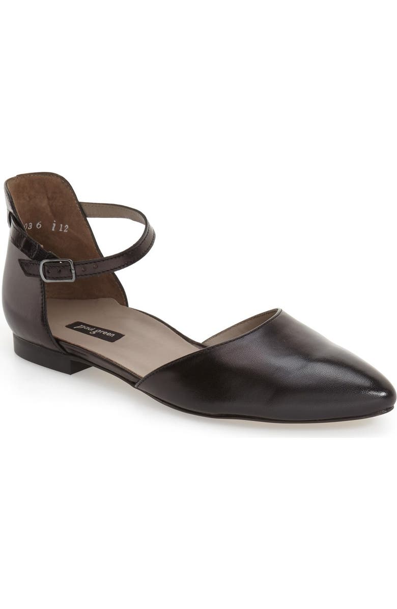 Paul Green 'Henly' Ankle Strap Flat, Main, color,