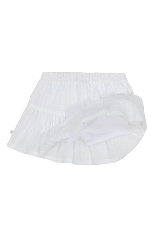 Shop Calvin Klein Kids' Eyelet Top & Skort Set In White