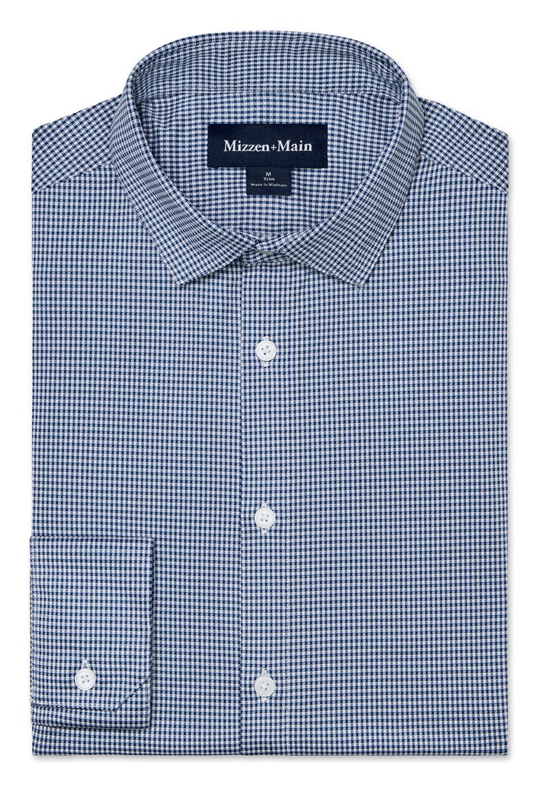Halyard Gingham Performance Shirt, Alternate, color, NAVY PETER GINGHAM