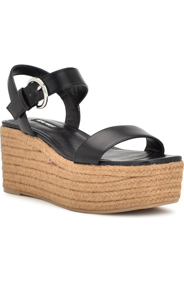 Nine West Nillo Platform Wedge Sandal, Main, color,