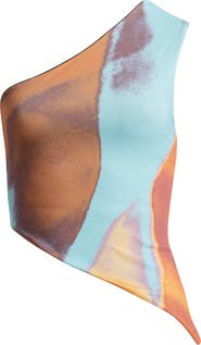 Feners Besos One Shoulder Asymmetric Top