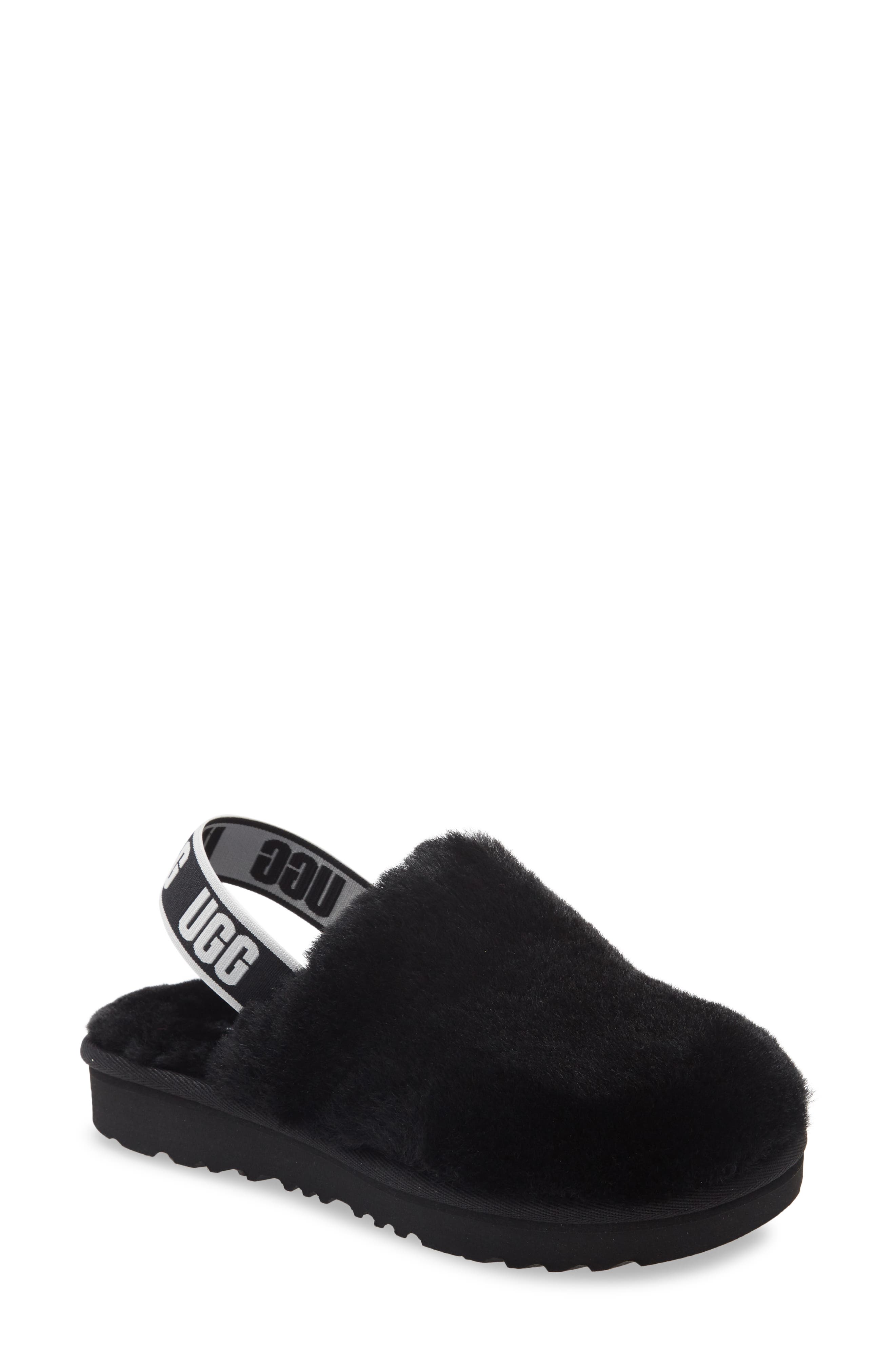 UGG<sup>®</sup> Fluff Yeah Genuine Shearling Clog, Main, color, 