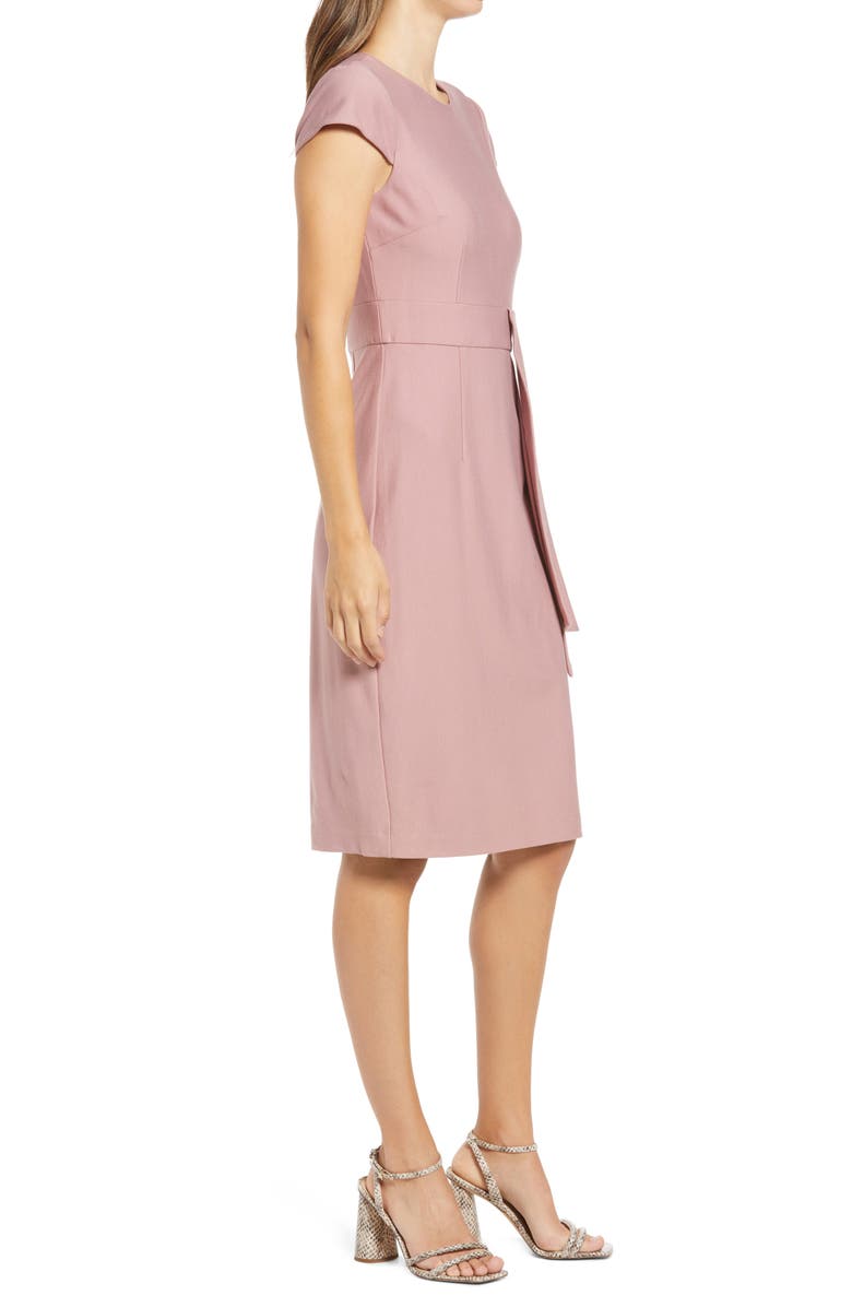 Harper Rose Sash Detail Sheath Dress, Alternate, color, 