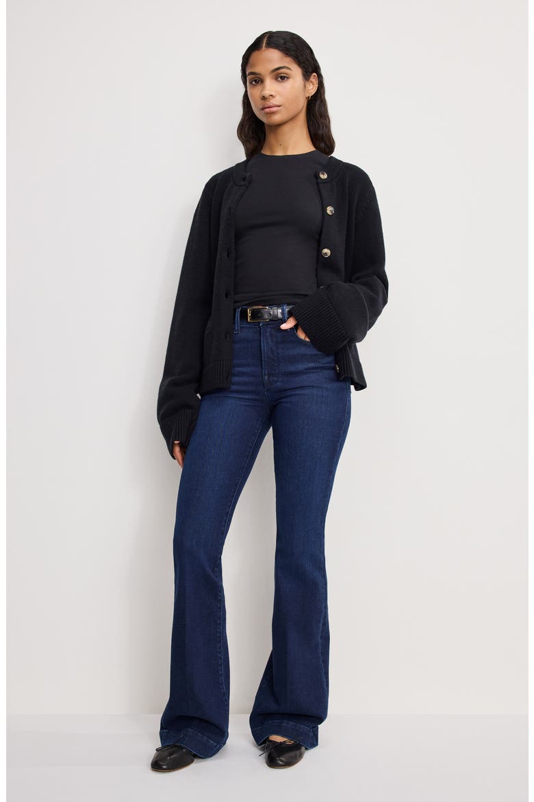 Good Legs High Waist Flare Jeans, Alternate, color, INDIGO1150