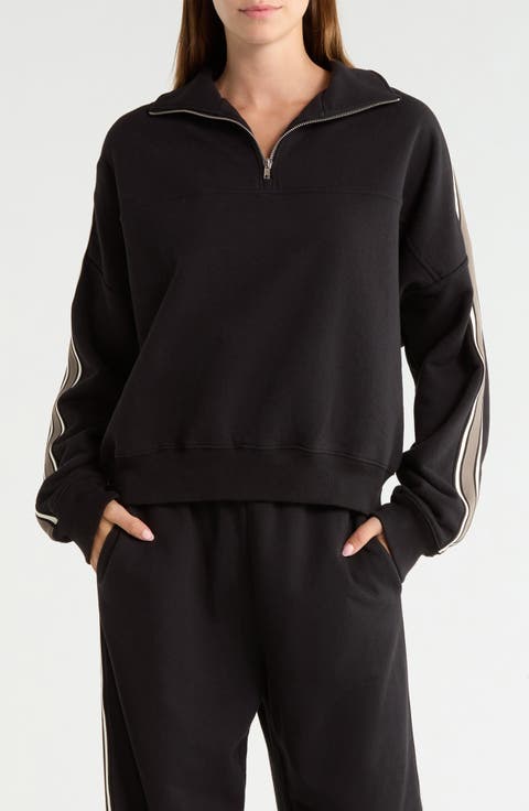Goldie French Terry Quarter Zip Pullover