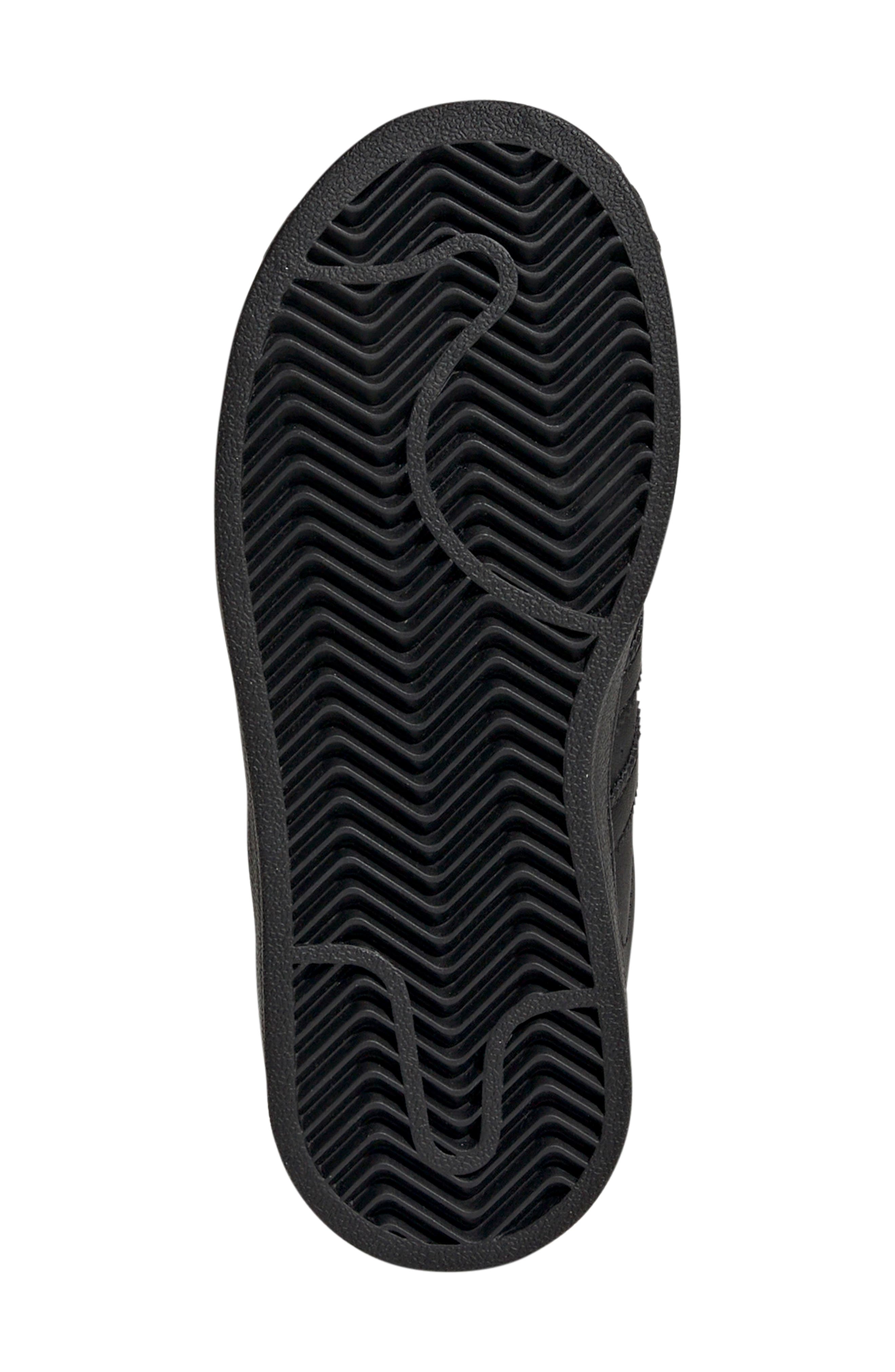 adidas Kids
 Superstar II Sneaker, Alternate, color, Black/ Black/ Black