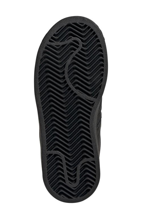 Adidas Originals Adidas Kids' Superstar Ii Sneaker In Black/black/black