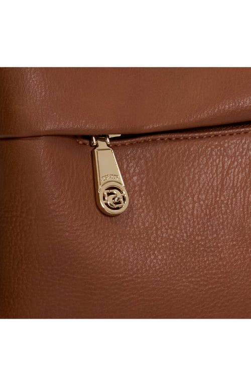 Dune London Drives Faux Leather Crossbody Bag In Brown
