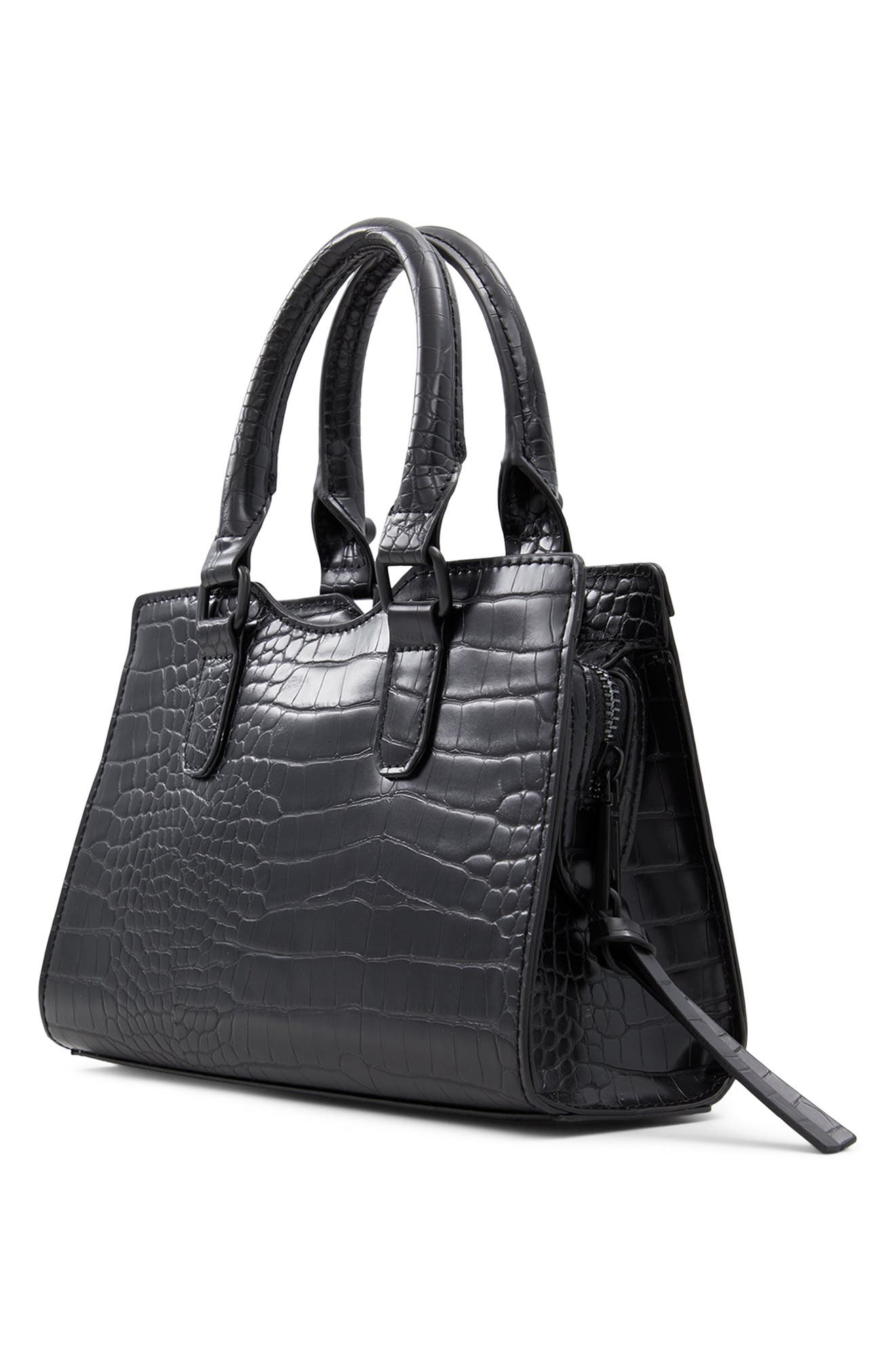 ALDO Meelax Croc Embossed Crossbody Bag, Alternate, color, 