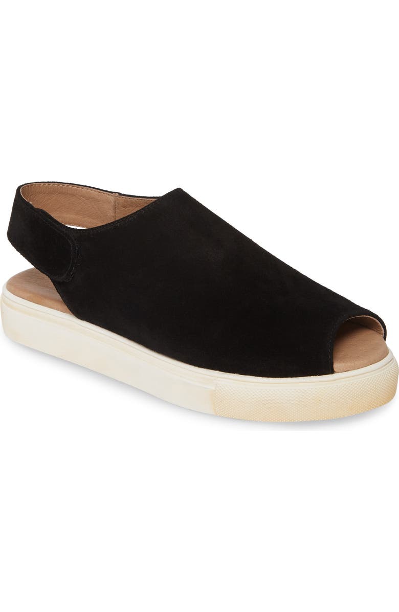 Chocolat Blu Neila Open Toe Flat, Main, color,