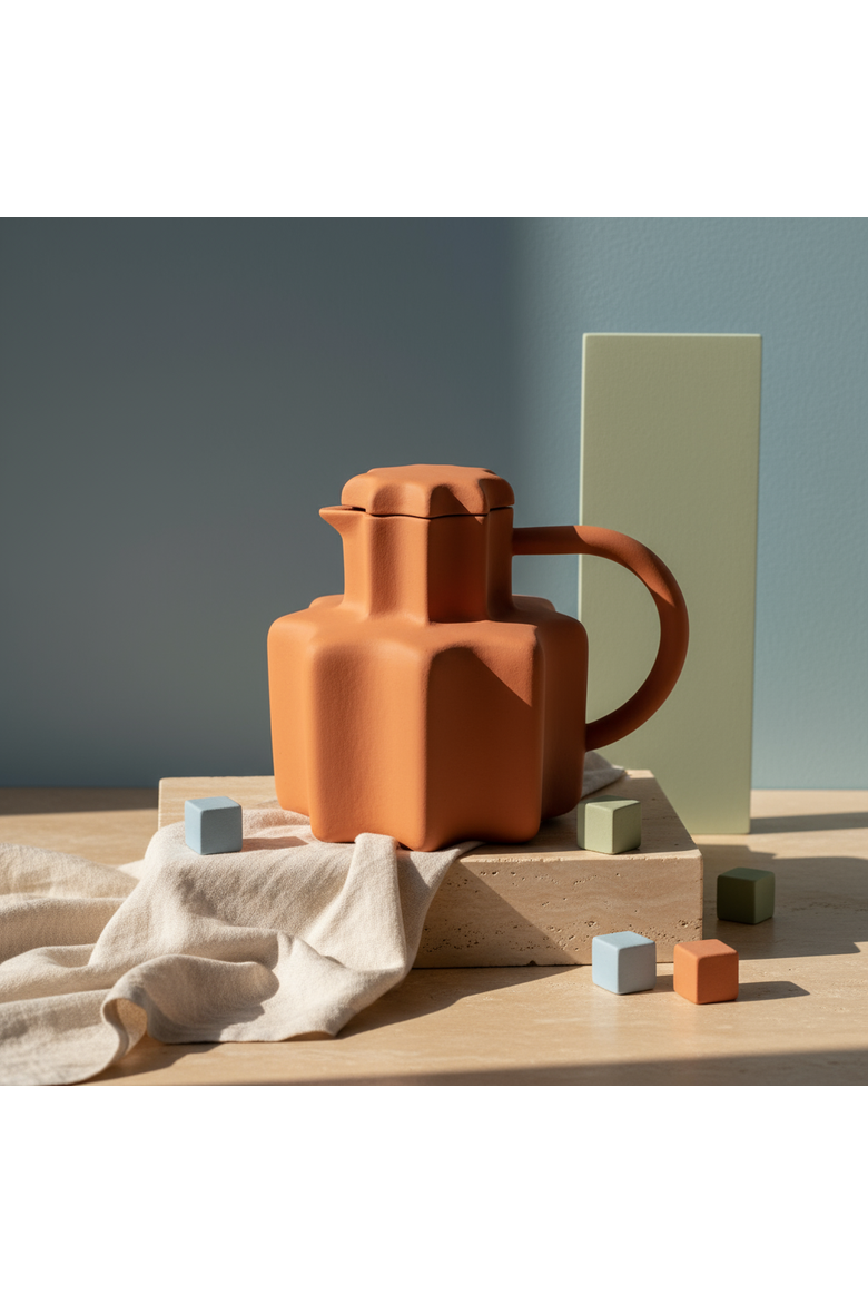 Comet Jug, Alternate, color, Terracotta