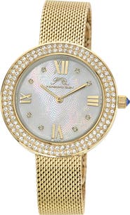 PORSAMO BLEU Madeleine Mesh Strap Watch, 35mm