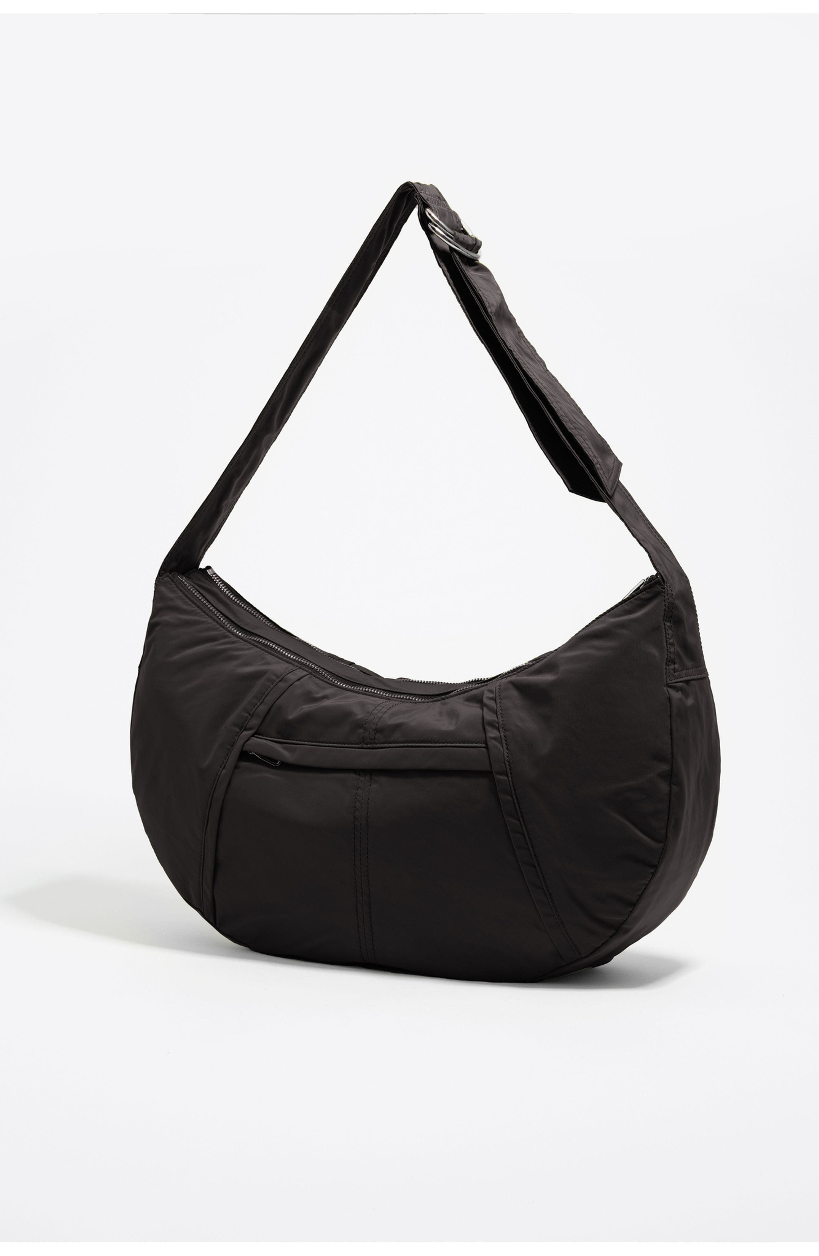 Bimba y Lola Large Moon Bag, Alternate, color, Charcoal