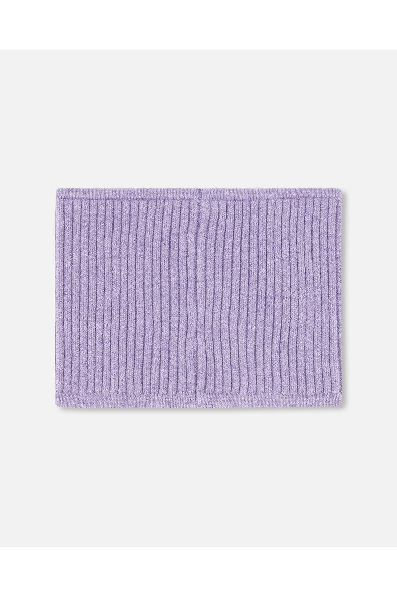 Girl Soft Ribbed Knit Neck Tube, Alternate, color, Lavender