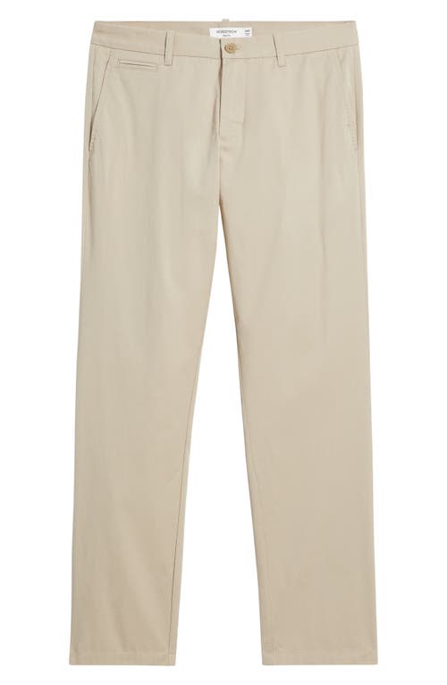 Nordstrom Slim Cotton Stretch Twill Chinos In Tan Cobblestone