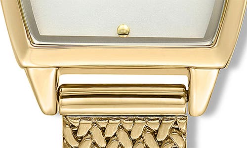 Ettika Timeless Texture Watch In Gold