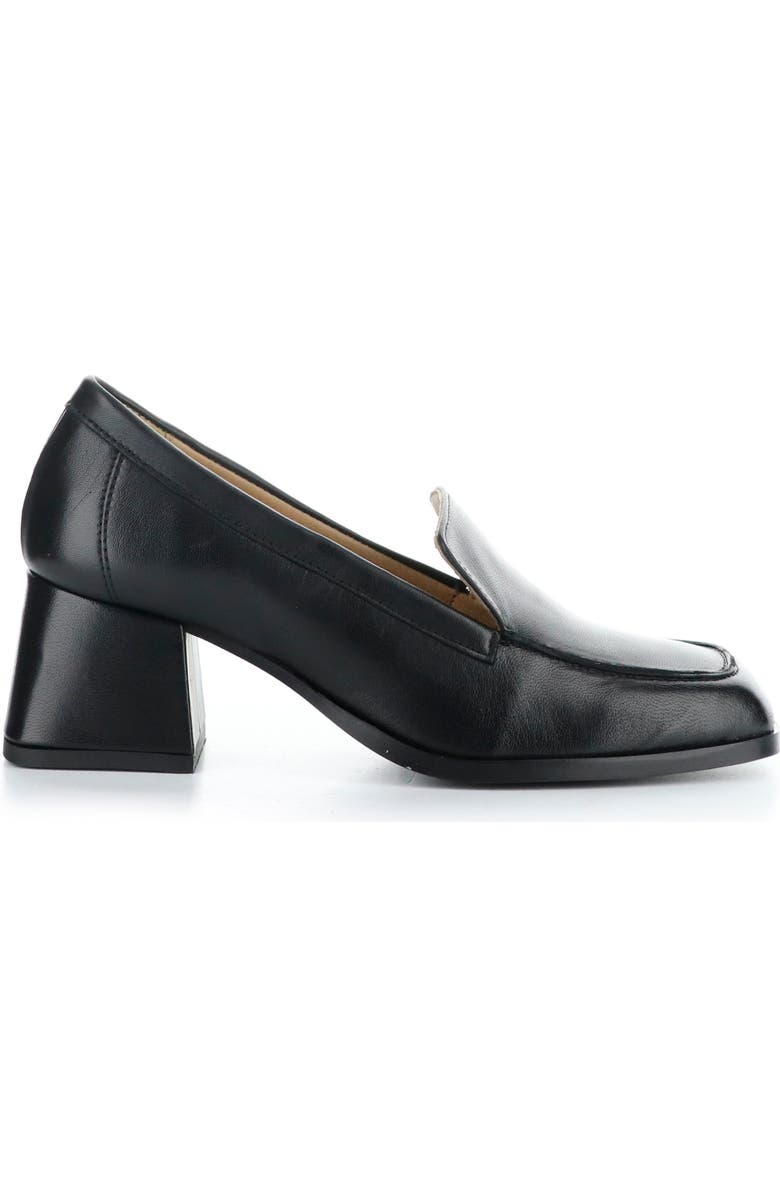 Bos. & Co. Amari Loafer Pump, Alternate, color, Black Cordero Leathe