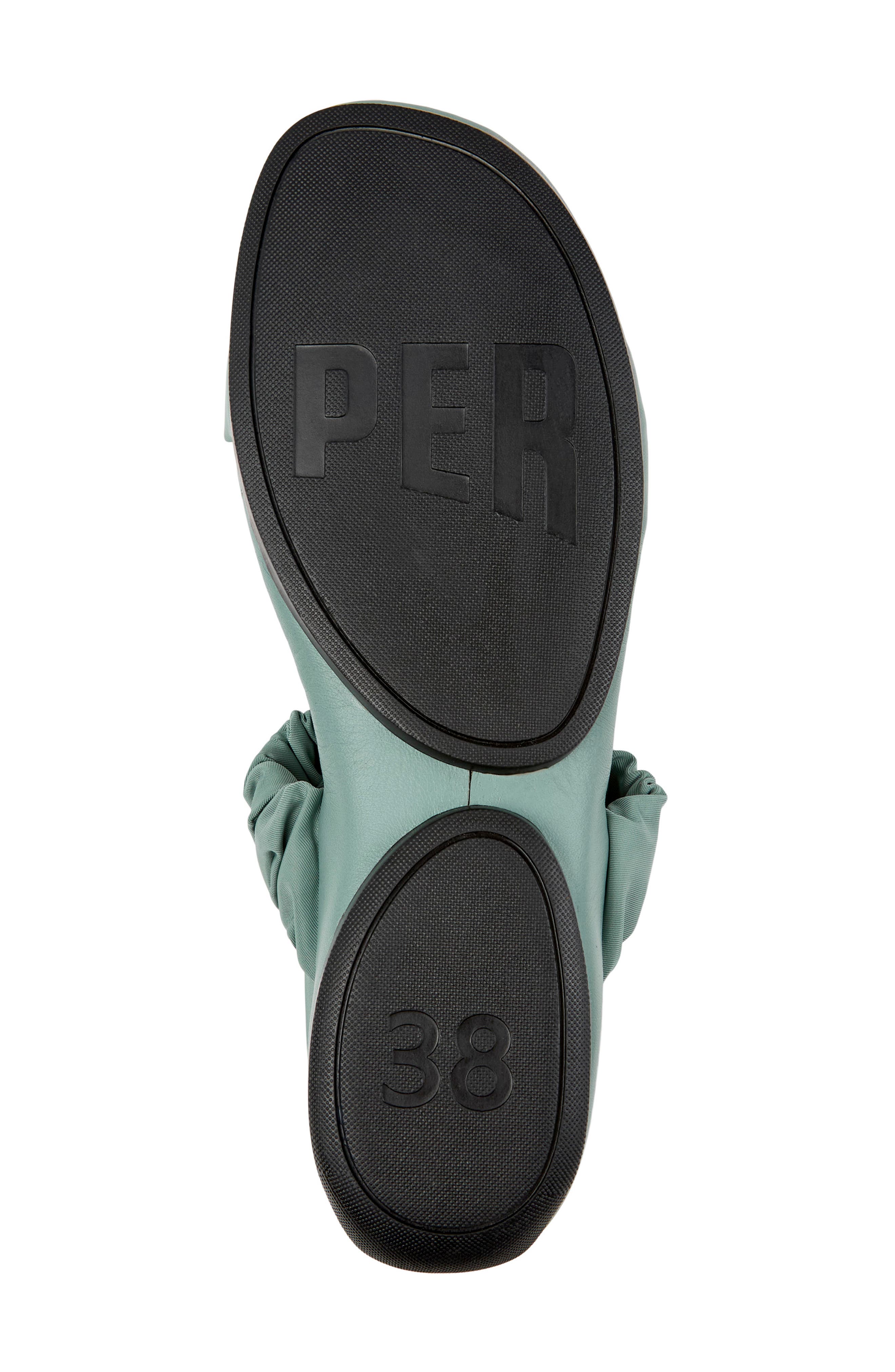 Right Nina Ballet Flat, Alternate, color, MEDIUM GREEN