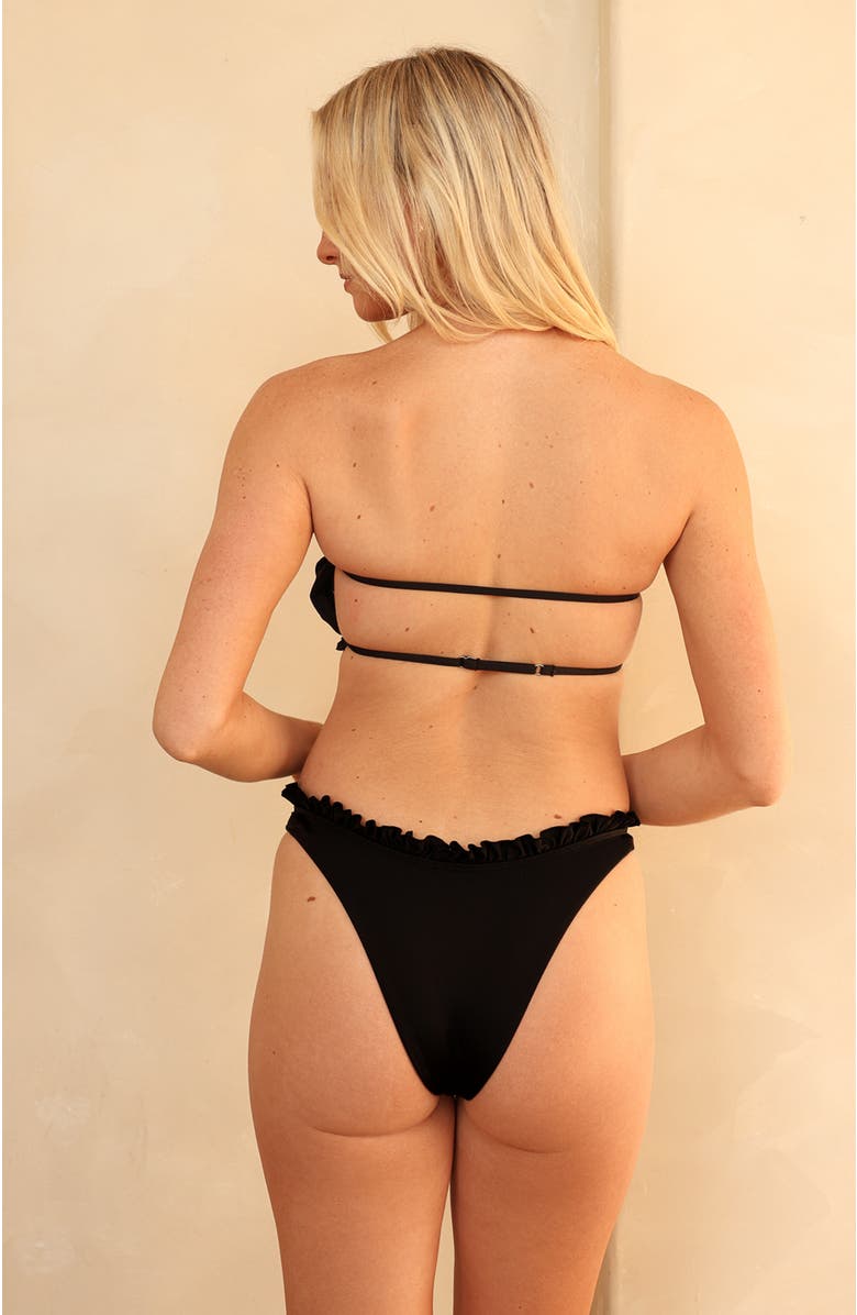 Dippin Daisys Byron Cheeky Bikini Bottom, Alternate, color, Black