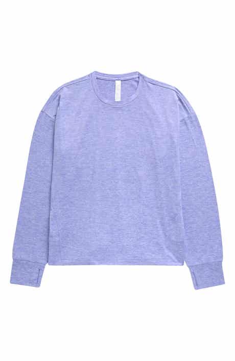 Zella Girl Kids' Restore Oversize Long Sleeve T-Shirt