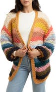 SAACHI Mayflower Stripe Crochet Cardigan