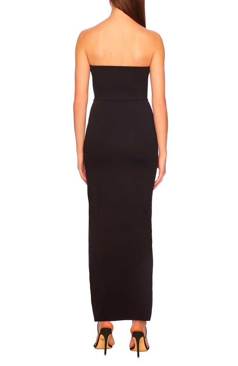 Susana Monaco Strapless Midi Dress, Alternate, color, 