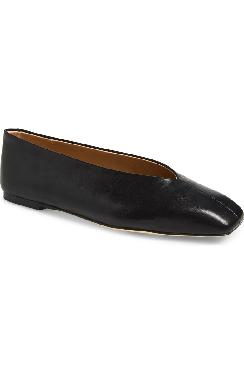 Tony Bianco Brash Flat, Main, color, Black Vintage