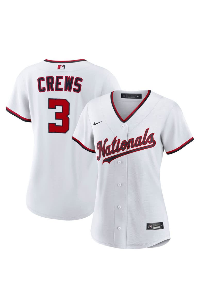 Nike Women's Nike Dylan Crews White Washington Nationals Home Replica Jersey, Main, color, White