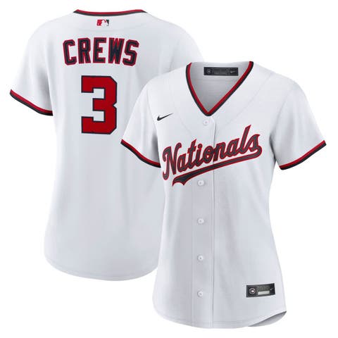 Women's Nike Dylan Crews White Washington Nationals Home Replica Jersey