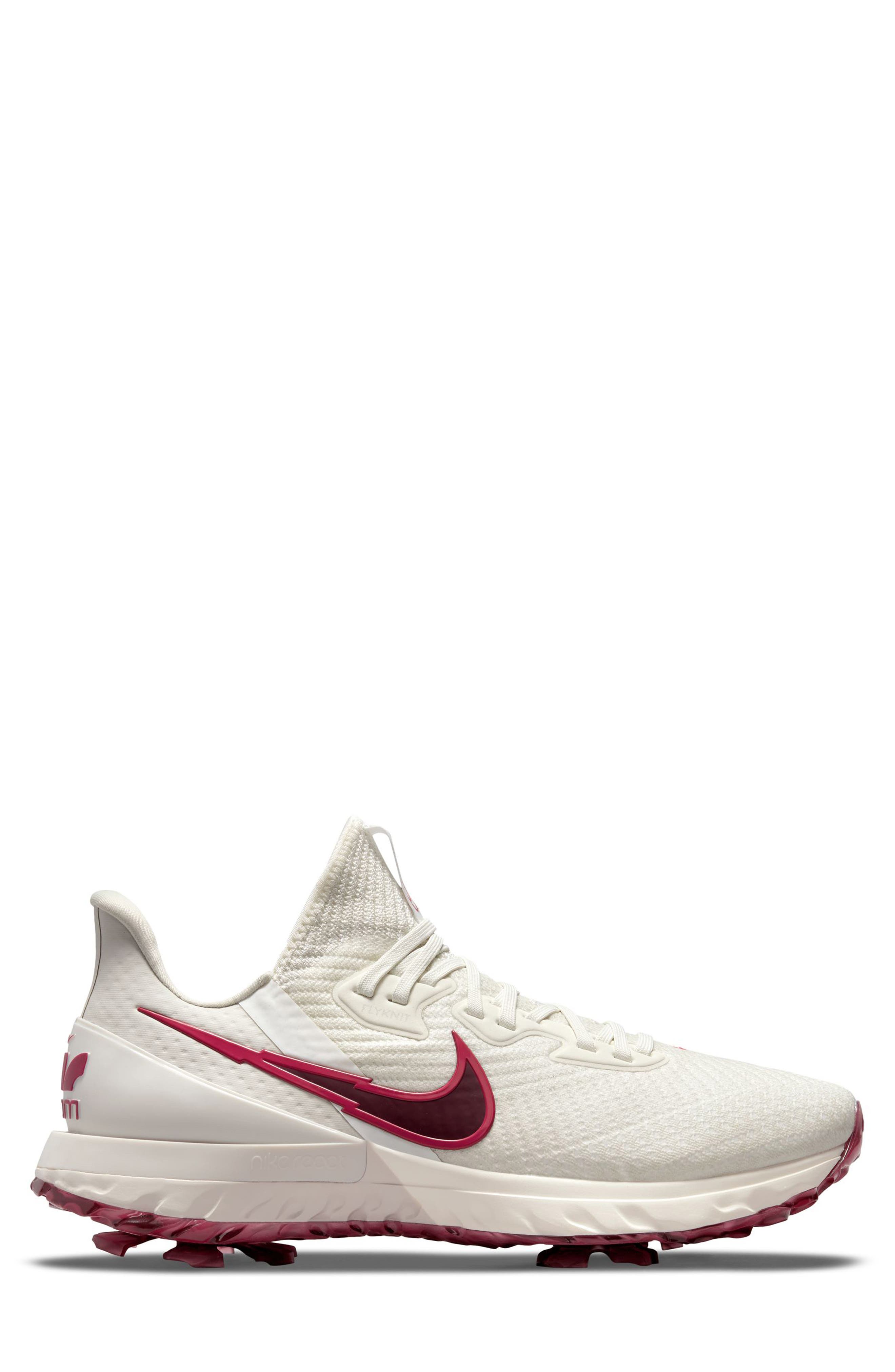 Air Zoom Infinity Tour Golf Shoe, Alternate, color, BEIGE/ RED