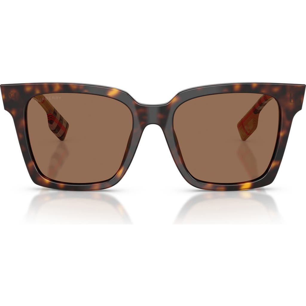 Burberry 53mm Square Sunglasses In Brown