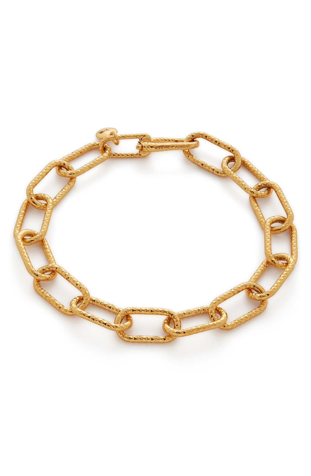 Monica Vinader Alta Texture Chunky Chain Bracelet