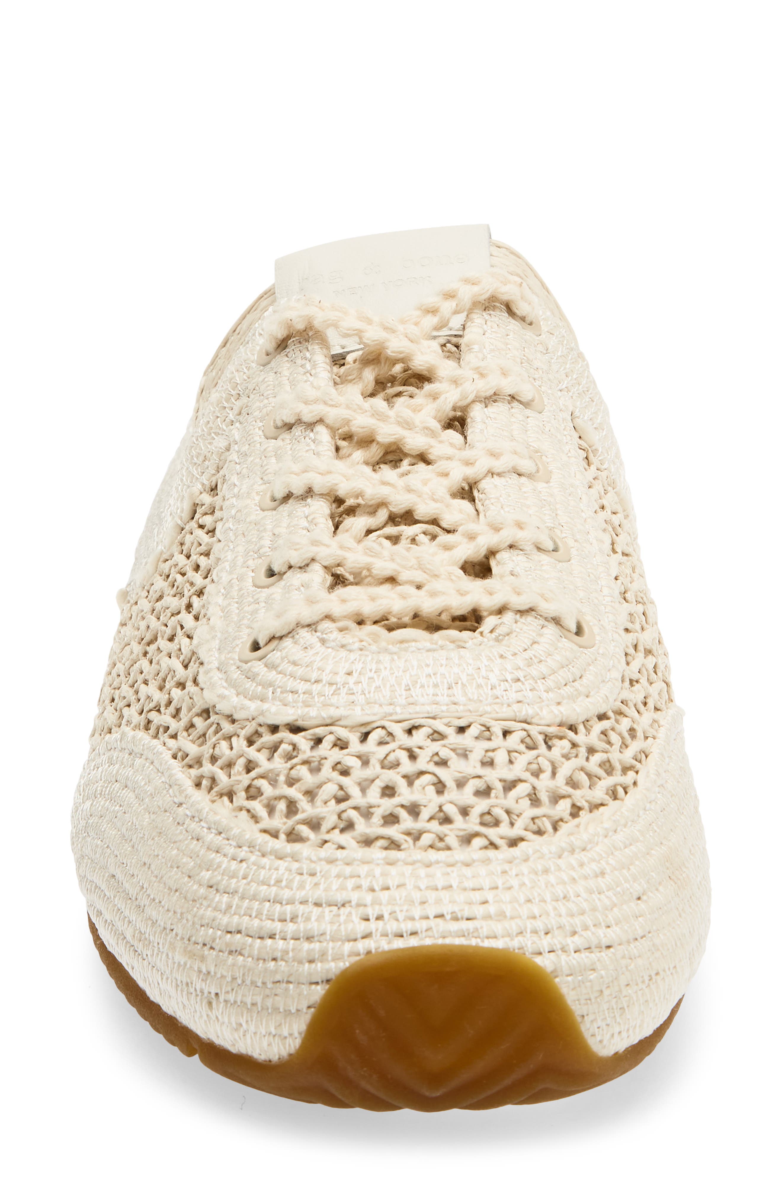 rag & bone Retro Runner Slim Ultra Mule, Alternate, color, Beige