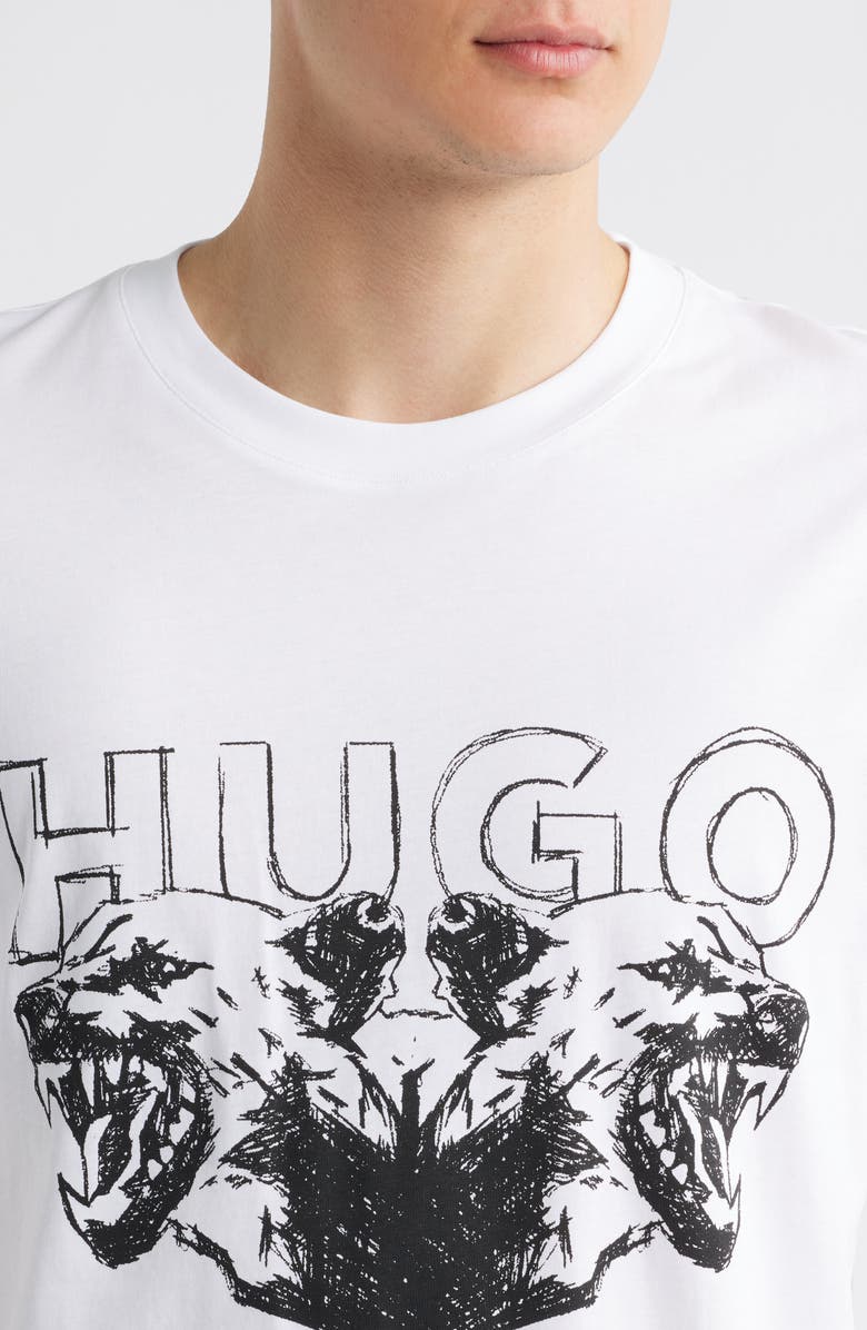 HUGO Durro Graphic T-Shirt, Alternate, color,