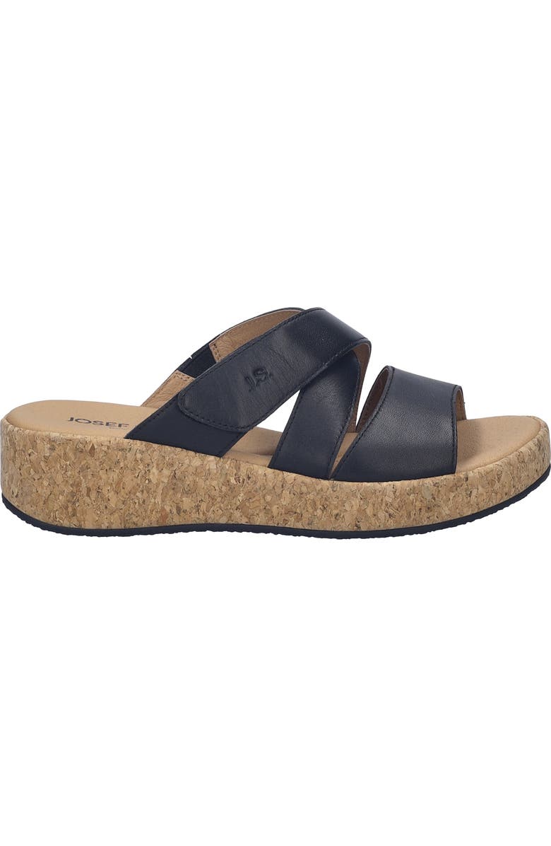 Josef Seibel Evita 04 Platform Wedge Slide Sandal, Alternate, color,