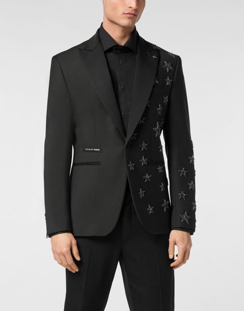 Wool Blazer Lord Fit Stars Men