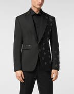 PHILIPP PLEIN Wool Blazer Lord Fit Stars Men