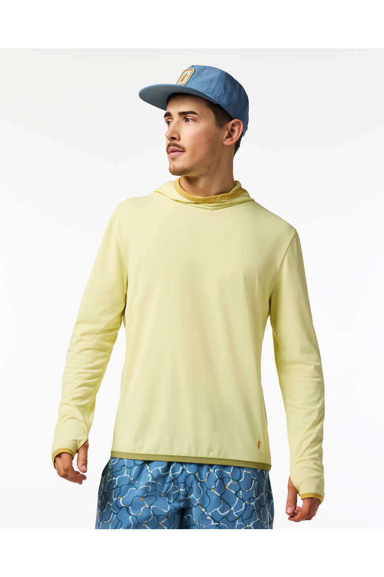 Sombra Sun Hoodie - Men's, Main, color, Honeydew