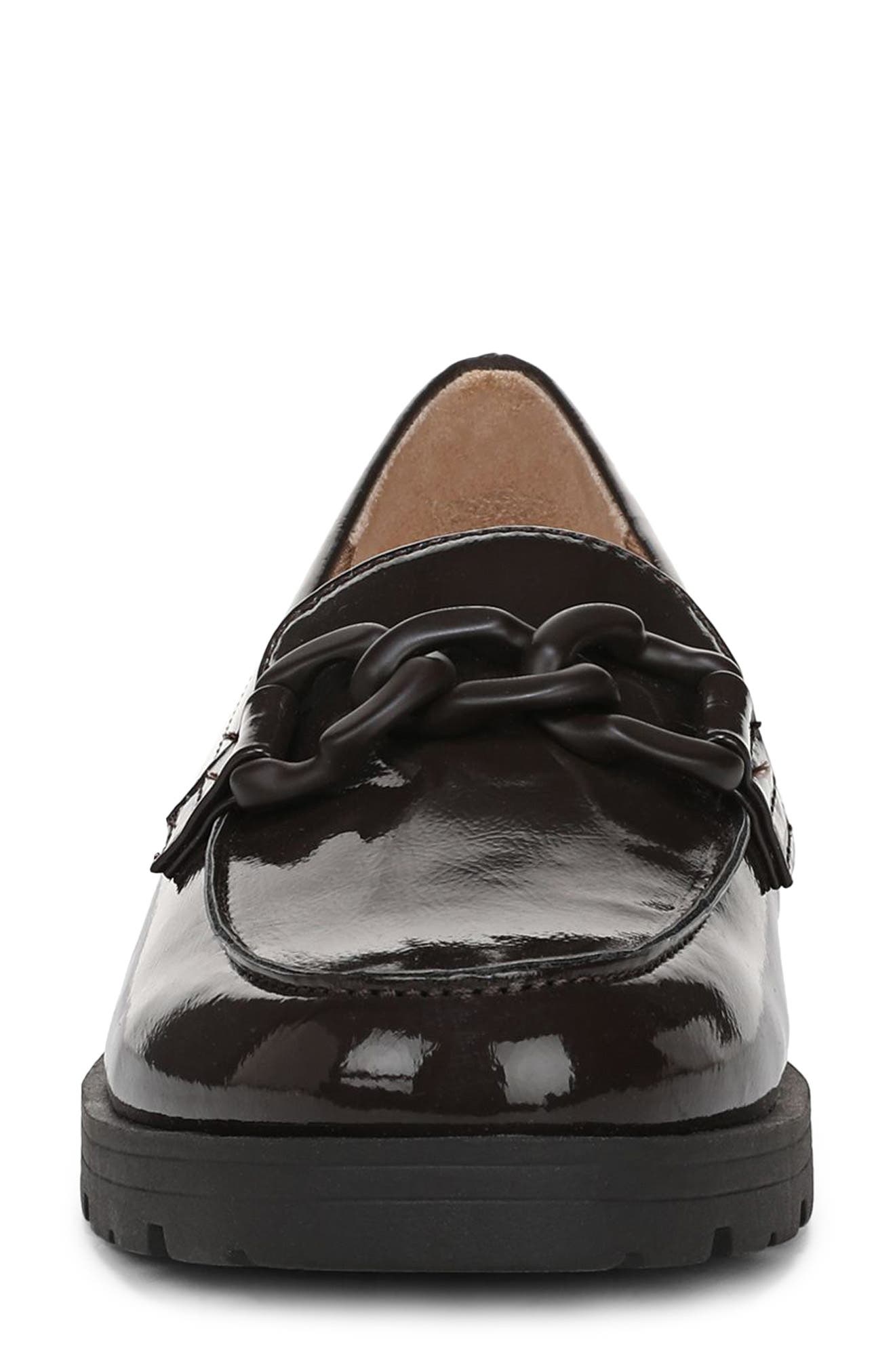 LifeStride London 2 Chain Loafer, Alternate, color, Dk Chocolate