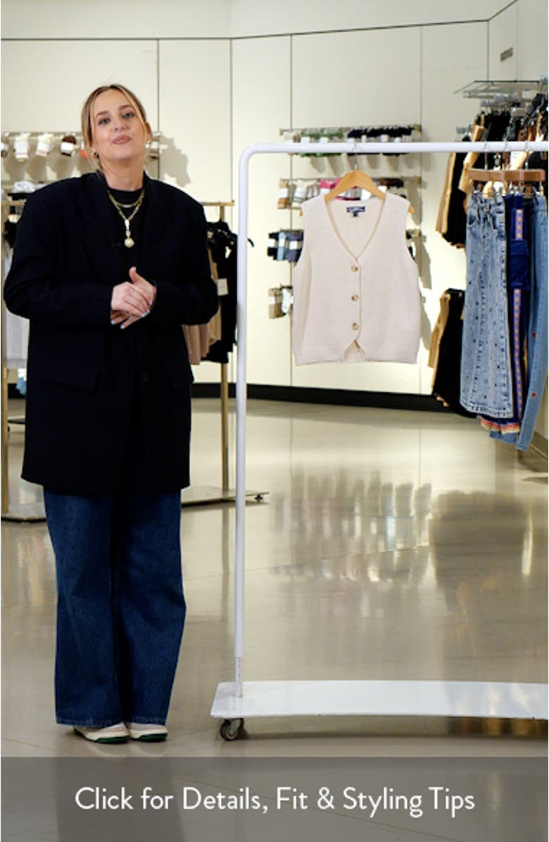 Kids' V-Neck Sweater Vest, sales video thumbnail