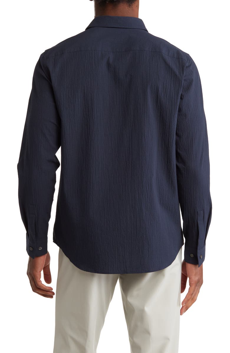 Theory Irving 2P Spring Ripstop Shirt, Alternate, color, Eclipse