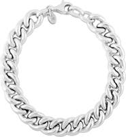 GLAZE JEWELRY Sterling Silver Curb Chain Bracelet