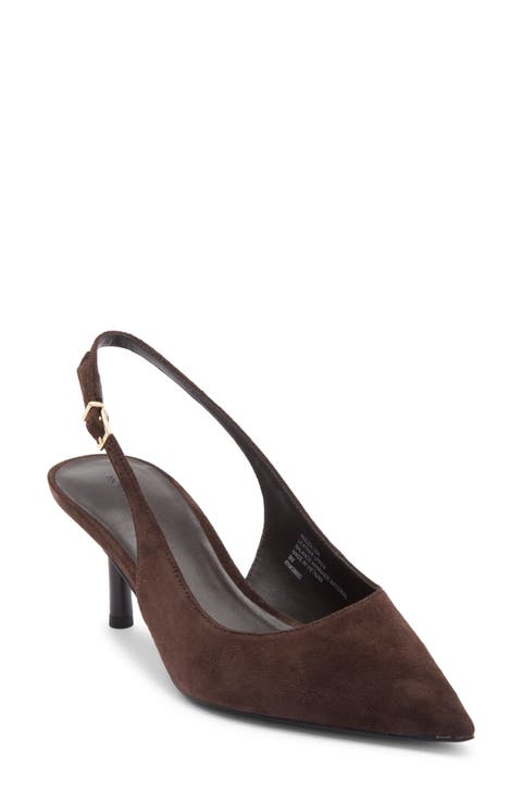 Liza Slingback Pointed Toe Pump (Women)