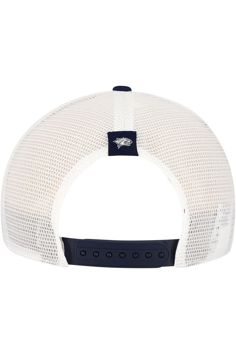 Men's Nike Navy New Hampshire Wildcats 2024/25 Sideline Rise Trucker Adjustable Hat, Alternate, color, Navy