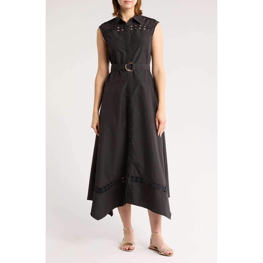Area Stars Open Work Celia Dress In Black