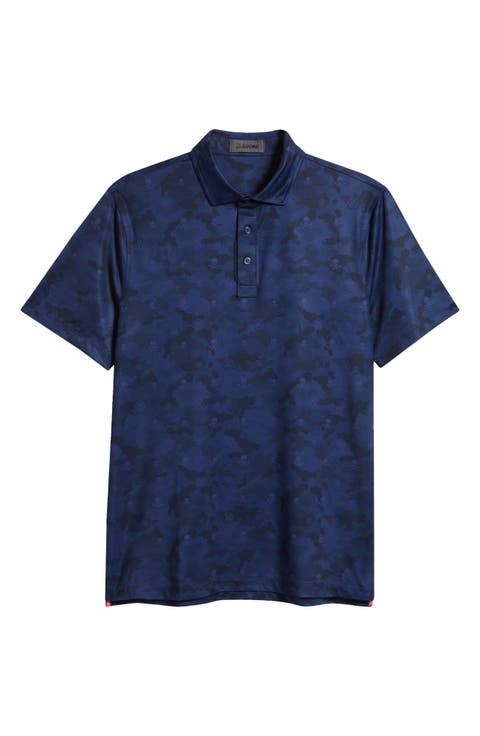 Icon Camo Stretch Tech Jersey Polo Shirt
