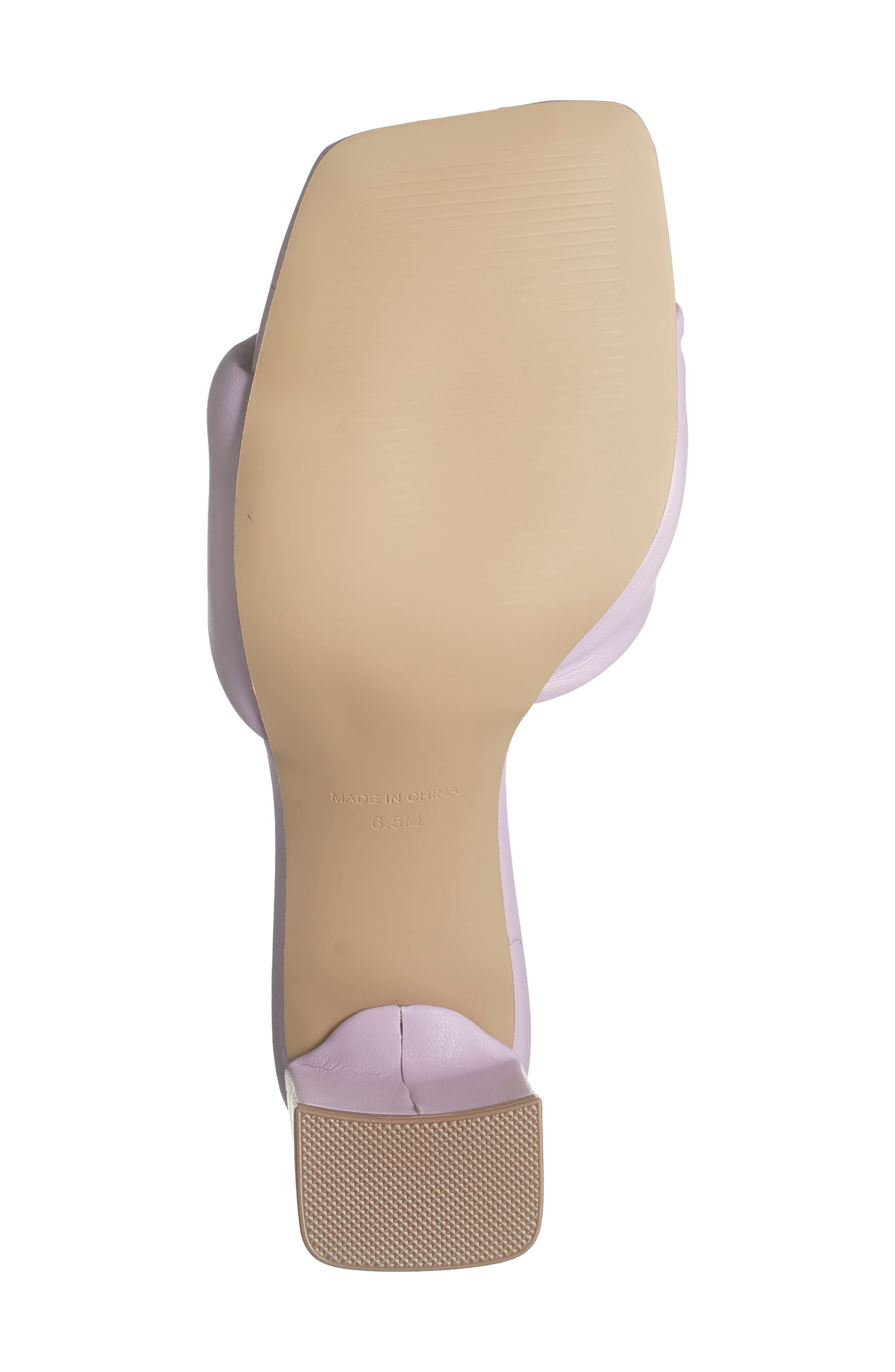 Sway Heeled Slide Sandal, Alternate, color, LILAC PU