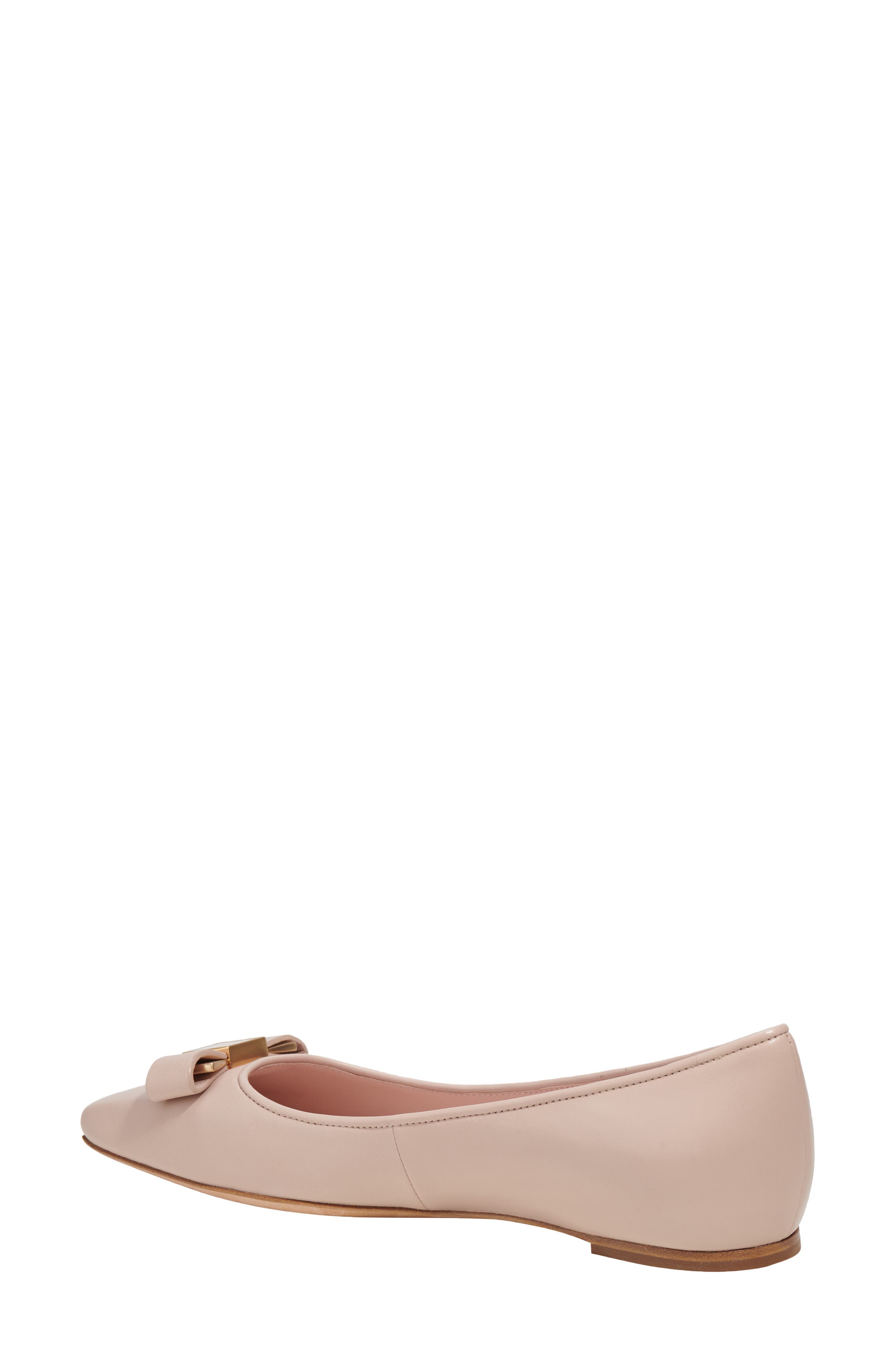 bowdie ballet flat, Alternate, color, PALE VELLUM